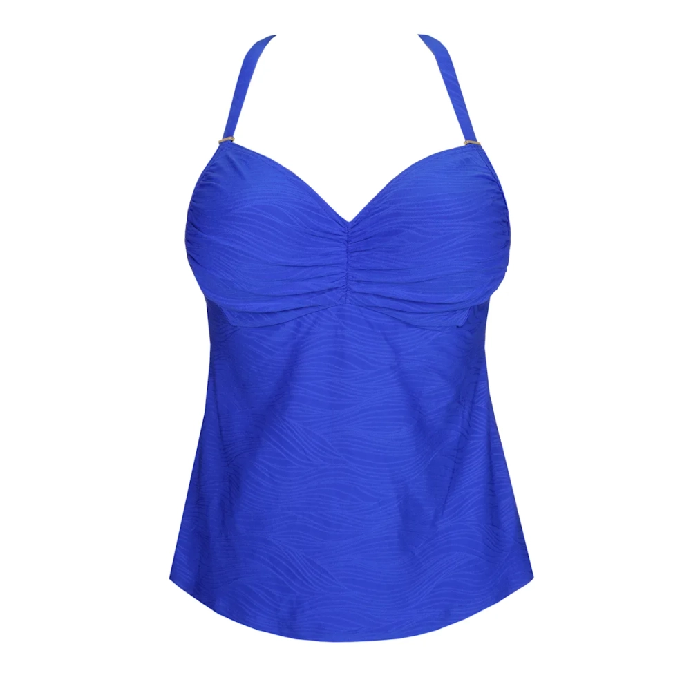 PRIMADONNA Swim Mantas топ танкини с полной чашкой, синий электрик