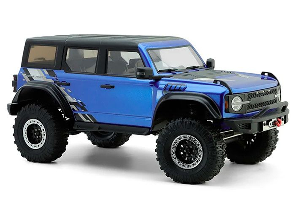 Радиоуправляемый краулер RGT PRO RUNNER 1/10 - EX86130 , 2 скоростная коробка , лебедка в комплекте , новинка 2024г , цвет Синий