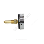 Термоманометр МД04 осевой Дк80 0-0,6 МПа L=40мм G1/4" 120С с переходником на G1/2" ЭКОМЕРА МД04-80-G-0,6МПа-120-L-40-ОИ