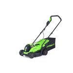 Аккумуляторная газонокосилка Greenworks GD24LM33K2, 24v, 33 см, (2516107UA), с аккумулятором 2 А·ч и зарядным устройством 2А
