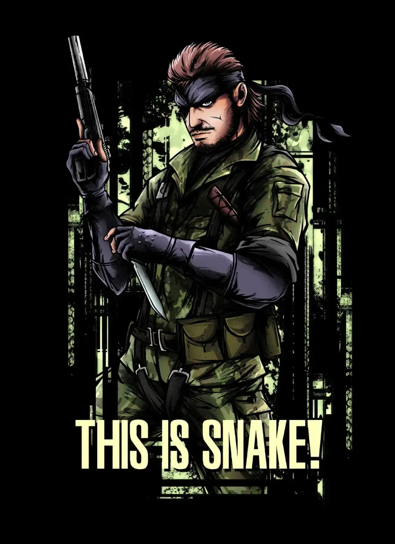 Открытка «Metal Gear Solid. Naked Snake»