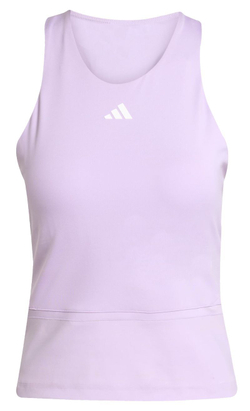 Женский топ теннисный Adidas Tennis Climacool Mid-Length Y-Tank - powder plum