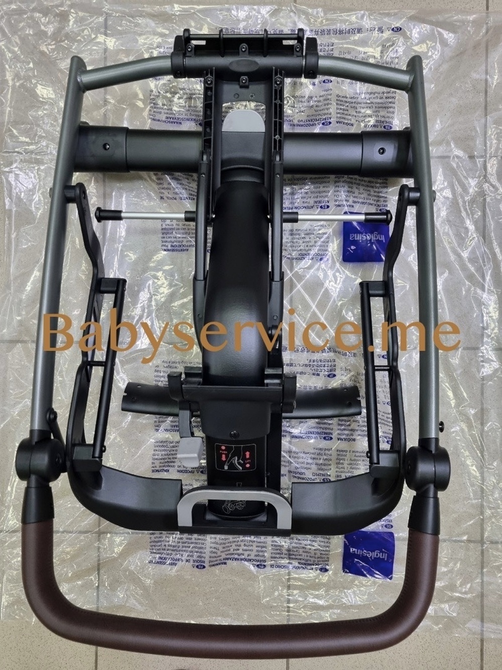 Рама Inglesina Quad с коричневой ручкой