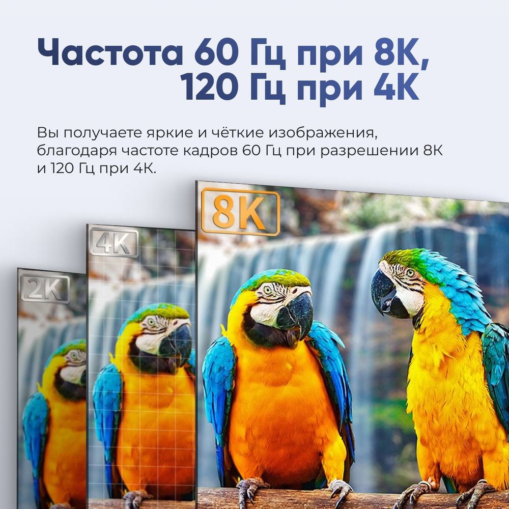 Кабель ARLogia HDMI 8K оплётка ПВХ 3M