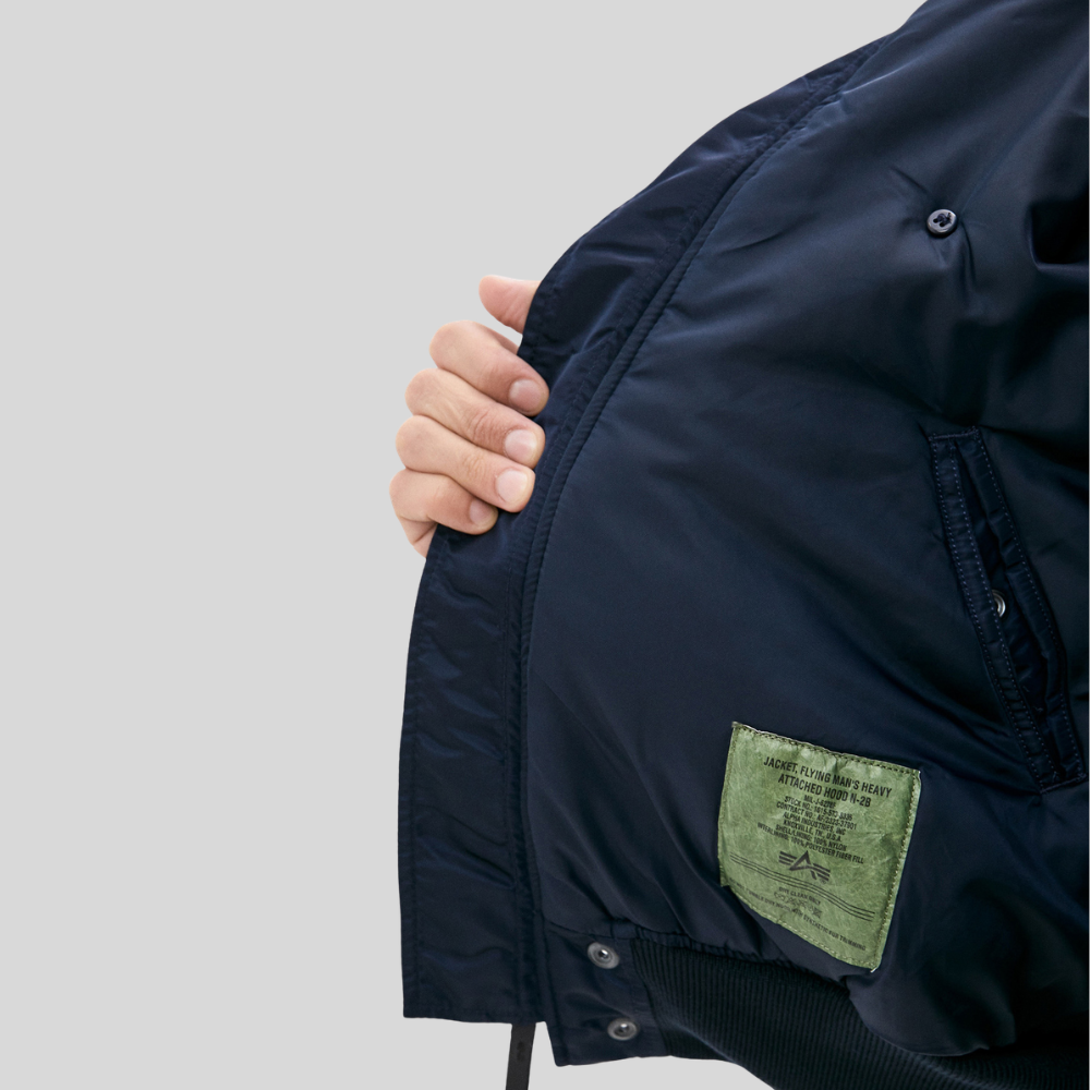 Парка Alpha Industries N-2B Replica Blue (Синяя)