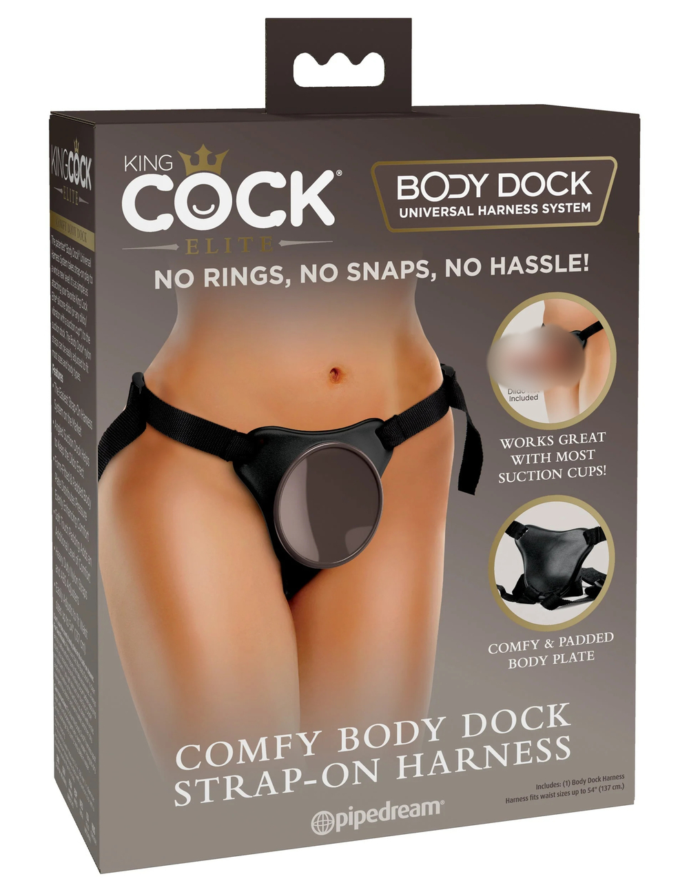 Трусы для страпона Body Dock ABS with Nylon Straps with Comfort Tech Pipedream BD10229PD