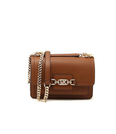 Кожаная сумка-мессенджер HEATHER Michael Kors - коричневый(32S2G7HC0L)