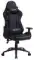 Кресло игровое Cactus CS-CHR-0099 черный экокожа с подголов. крестов. сталь