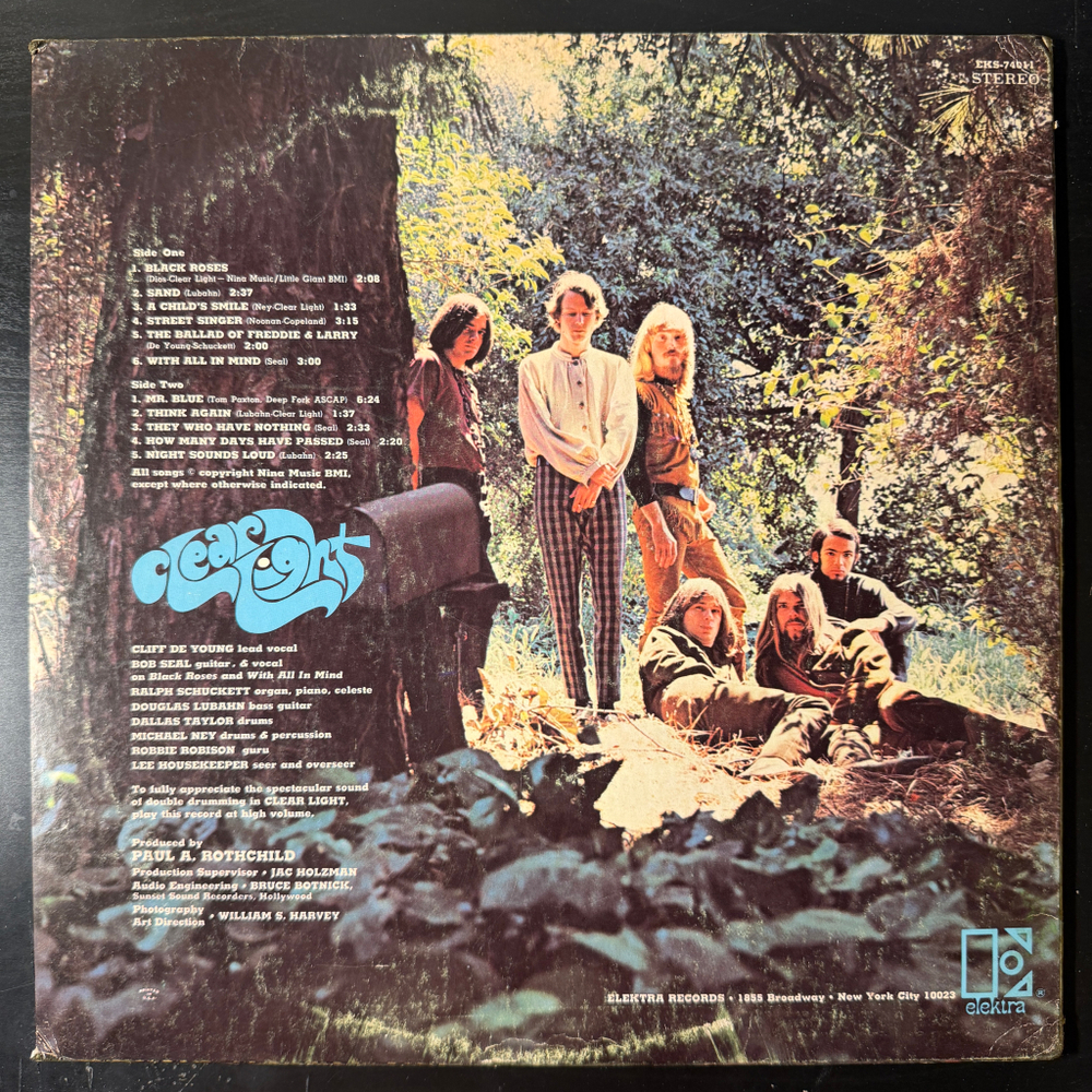 Clear Light – Clear Light (США 1967г.) Т