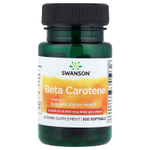Swanson Vitamins, Бета-каротин, 10 000 МЕ (3000 мкг RAE), 100 мягких таблеток