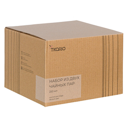 Набор чайных пар 2шт 250мл Tkano Essential белый