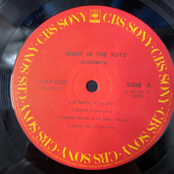 Винтажная виниловая пластинка LP Aerosmith Night In The Ruts (Япония, 1979)