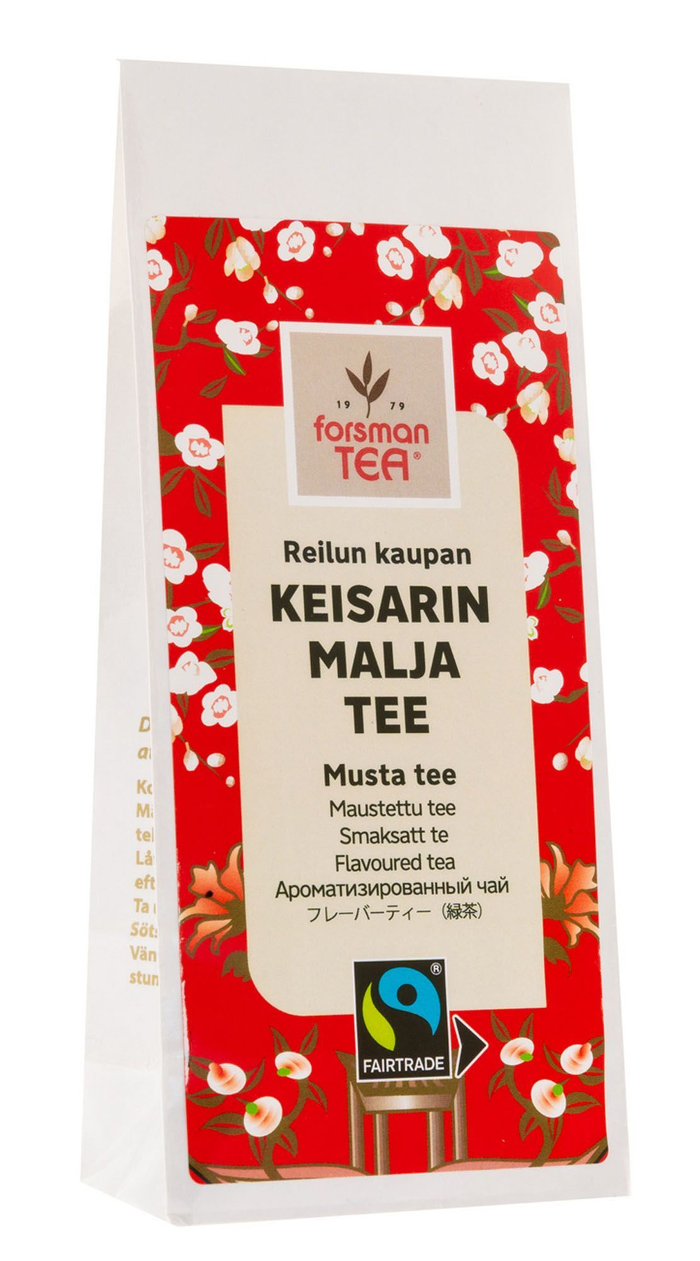 Чай черный FORSMAN "KEISARIN MALJA TEA" "Императорский" пряный с добавками 60 г (из Финляндии)