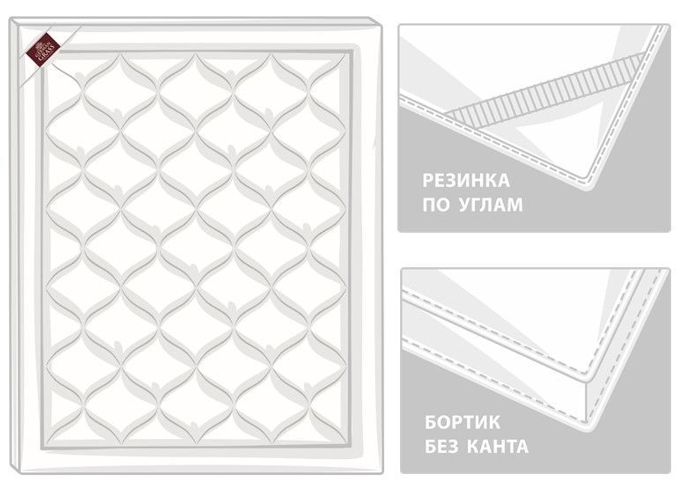 Наматрасник-топпер теплый 140х200 German Grass Камелус (Topper Camel Wool)