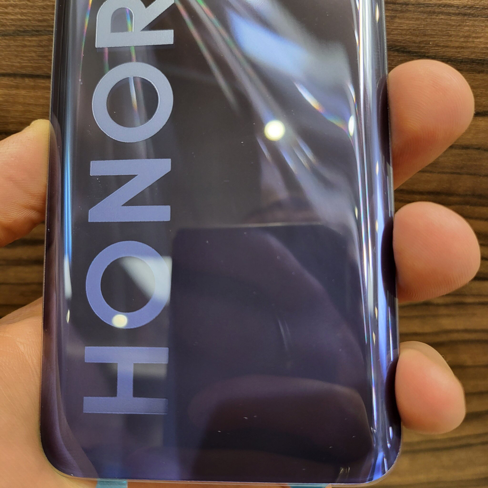 Крышка для Honor 30 - задняя стеклянная панель "Высокое качество" (серебристого цвета)