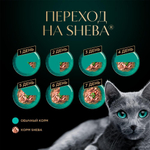 Курица со сладким перцем ломтики в соусе, 75г влажный корм для кошек Sheba