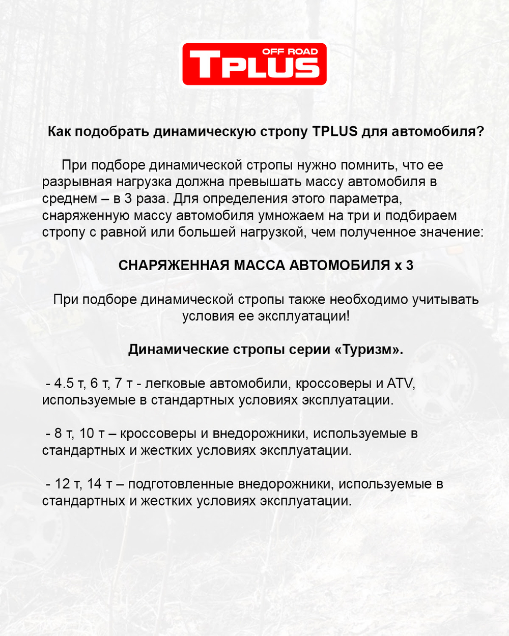 Динамический строп (рывковый) 12 т 6 м серия "Тури T010115