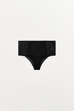 Трусы с высокой талией из ткани «поинтелл» - ZARA