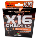Плетёнка X 16 AMAGU CHARLES 100 м. 0,14мм  (Шестнадцати жильная )