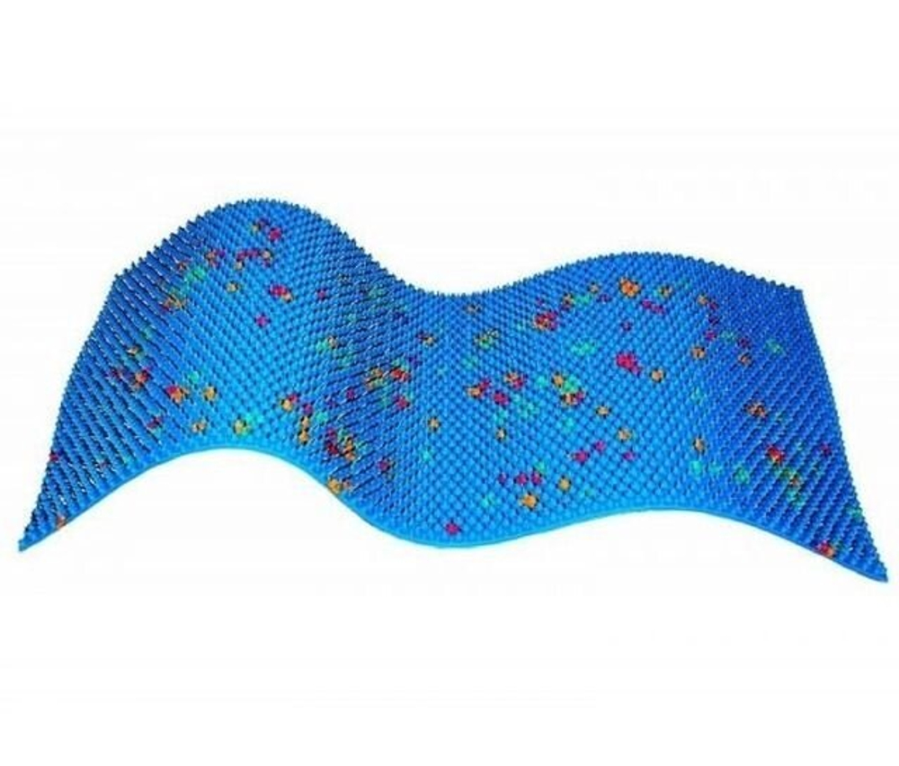 Коврик с дополнительными иголками из серебра, 470 х 250 мм, шаг игл 7 мм