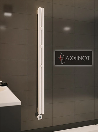 Axxinot Cardea VE 1500 - вертикальный электрический трубчатый радиатор высотой 1500 мм, белый