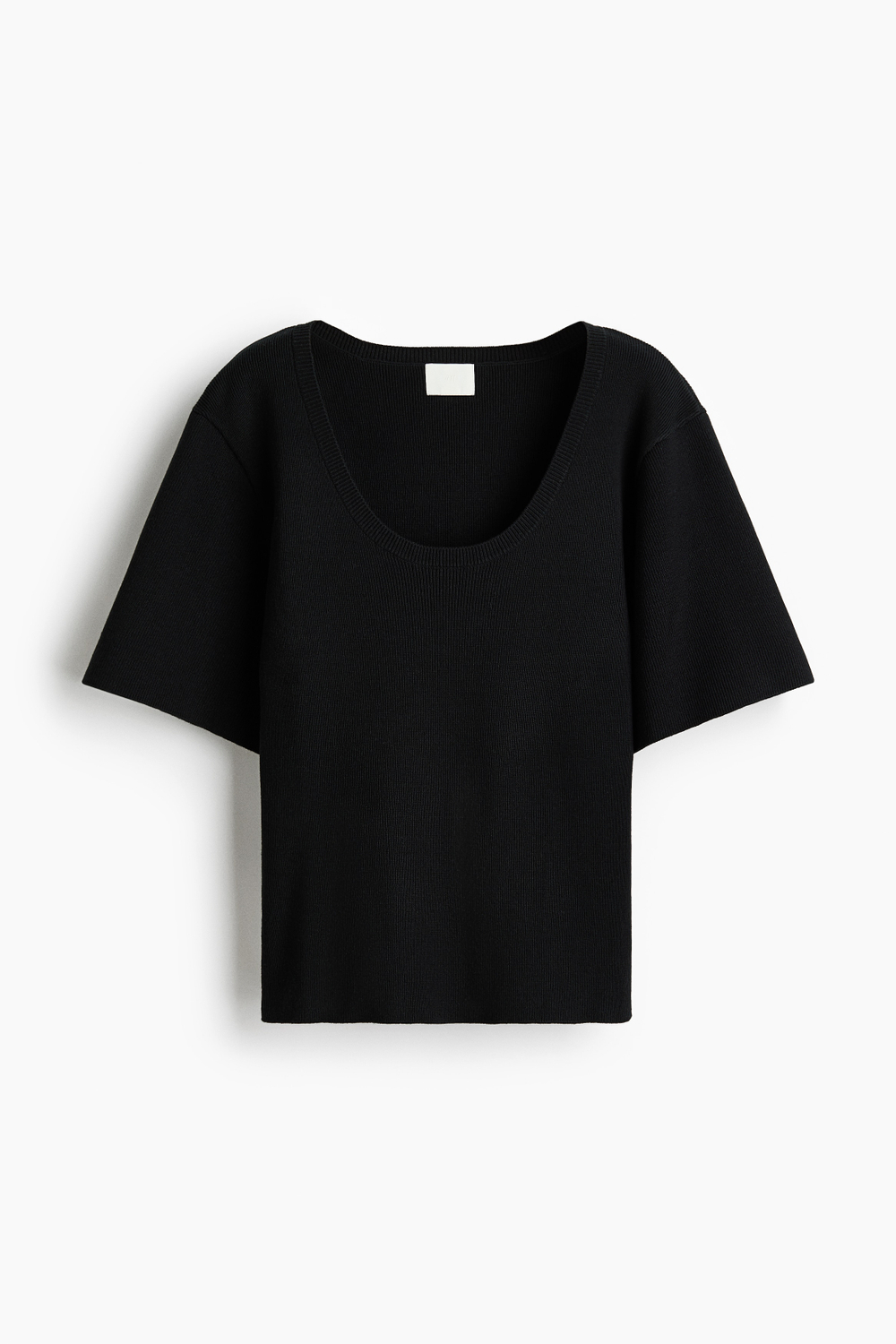 Тонкая вязаная футболка - H&M