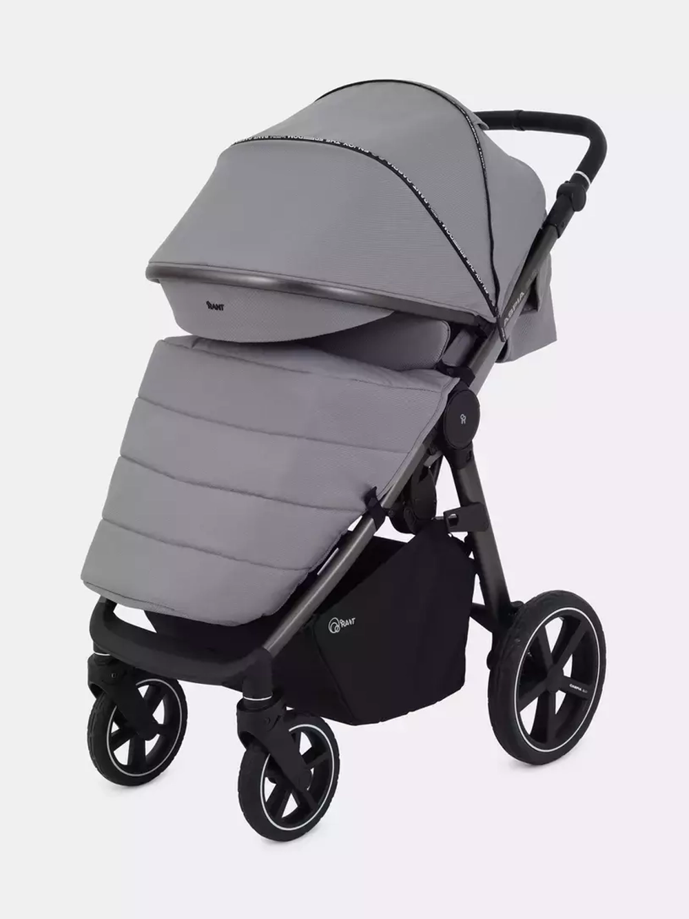 Коляска детская RANT "CASPIA 2.0" RA100 Grey