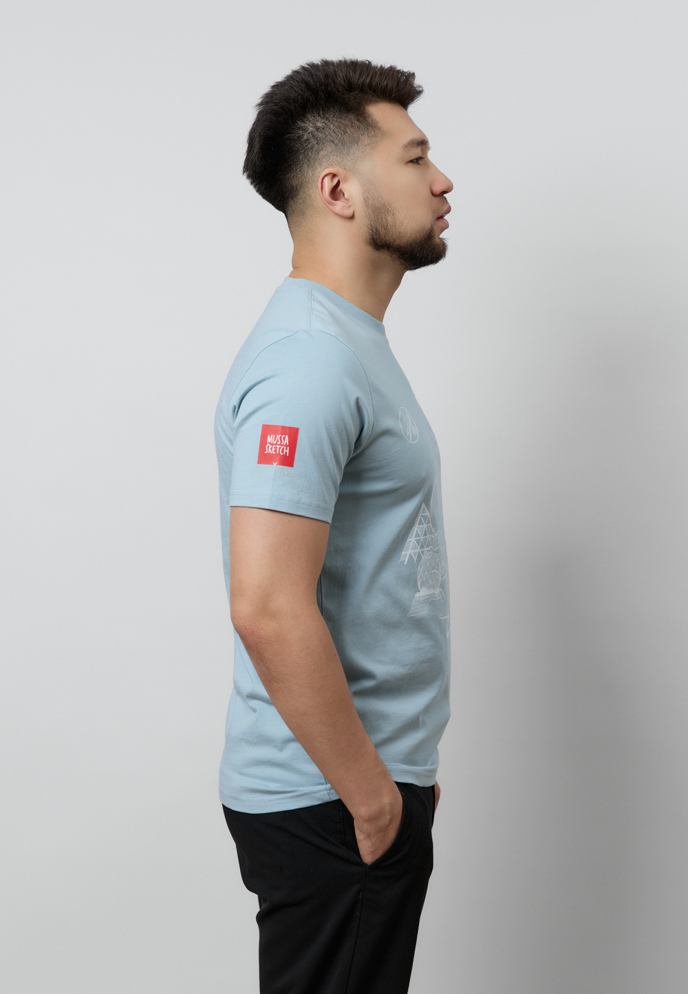 Футболка ASTANA MS LIGHT BLUE