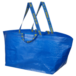 IKEA FRAKTA  (ИКЕА ФРАКТА)  -  Большая сумка - синяя 55x37x35 см/71 л