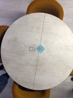 Стол DikLine RD100 опоры чёрные