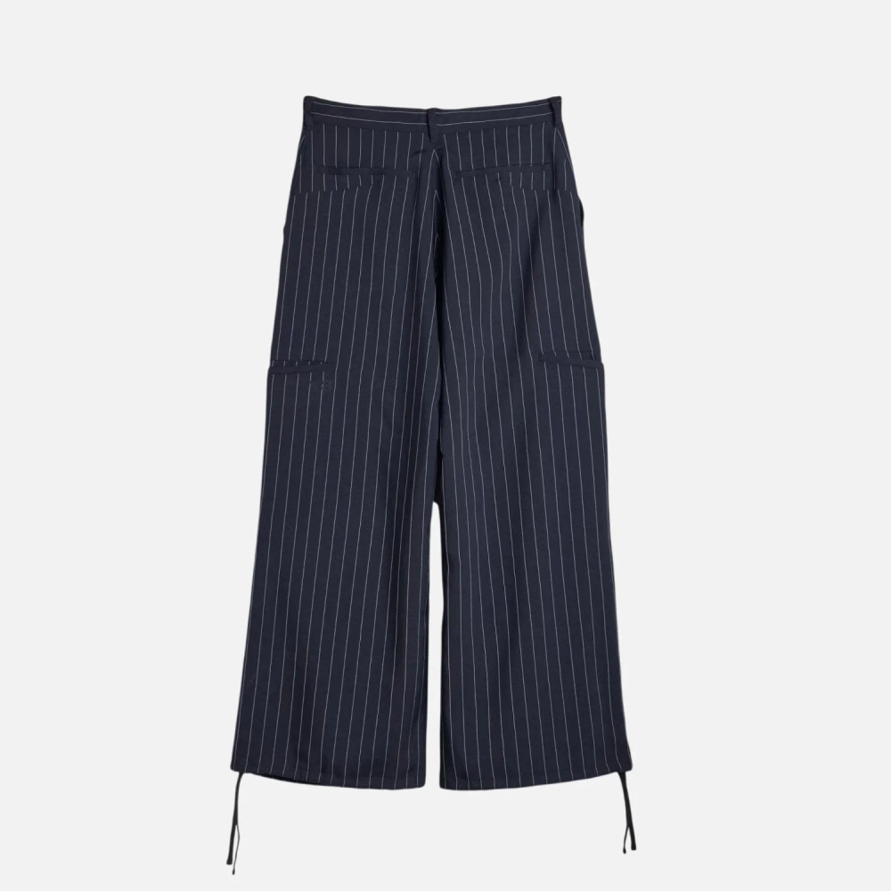 Y-3 Свободные брюки Pinstripe