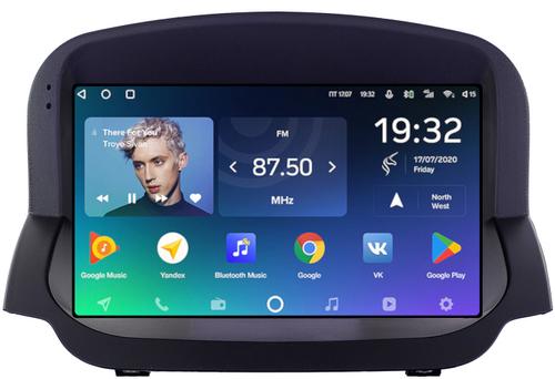 Магнитола для Ford EcoSport 2014-2017 (рамка под кожу) - Teyes CC2 PLUS монитор 9" QLED, Android 10, Быстрая, SIM-слот