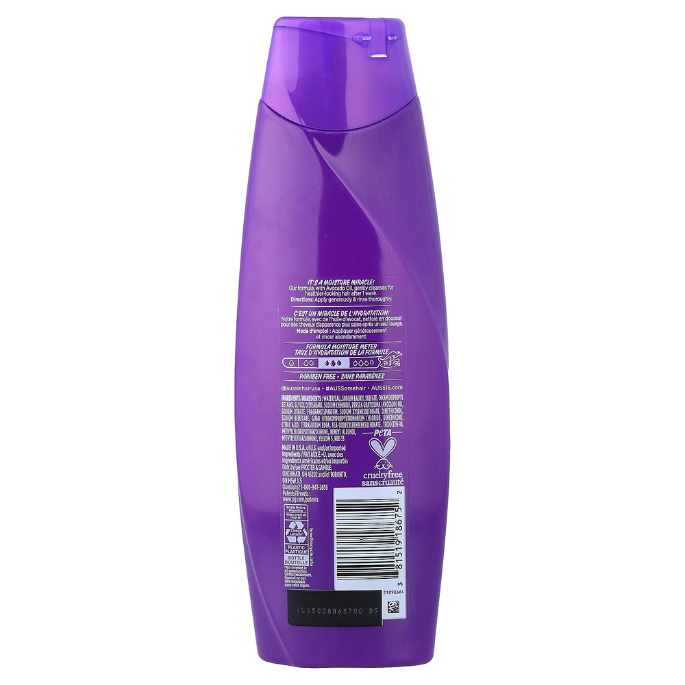 Aussie, Miracle Moist, шампунь с маслом авокадо, 360 мл (12,1 жидк. унции)