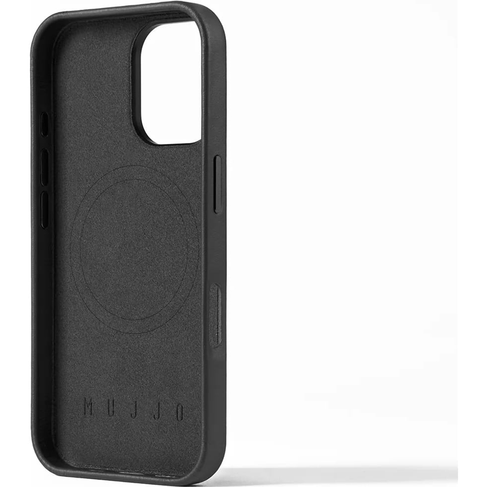 Чехол Mujjo Leather Case для iPhone 16 Black