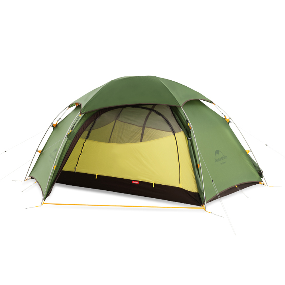 Палатка Naturehike Cloud Peak 20D Si 2-местная, алюминиевый каркас, зеленая, артикул NH17K240-Y-DGR