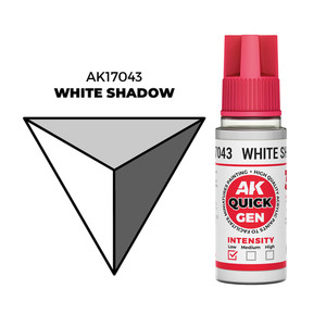 AK Interactive White Shadow Quick Gen - контрастная акриловая краска, 18 мл