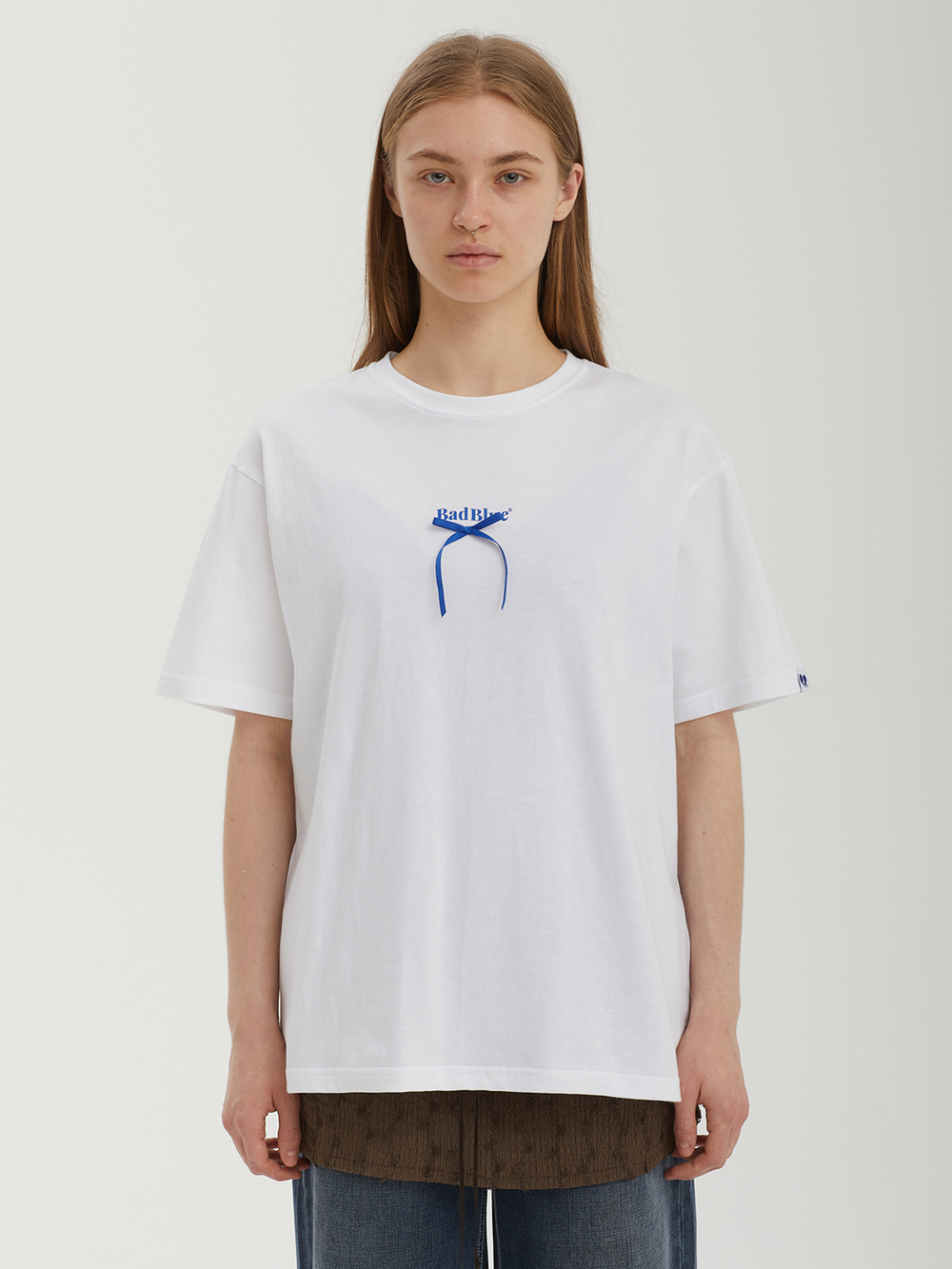Женская Футболка Ribbon Logo