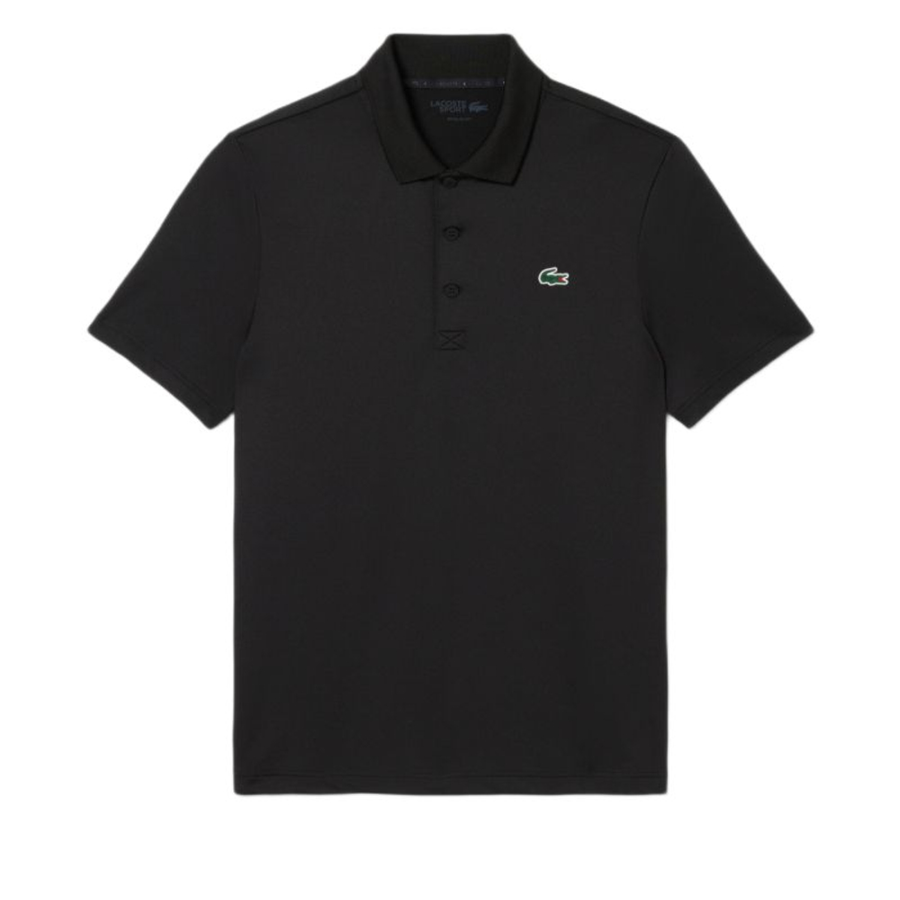 Мужское теннисное поло Lacoste Ultra Dry Stretch Golf - black