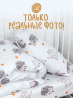 Детское постельное белье 160х80 Ежик