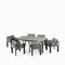 Комплект уличной мебели Shadow Dining, стол 182х75 см, 6 кресел