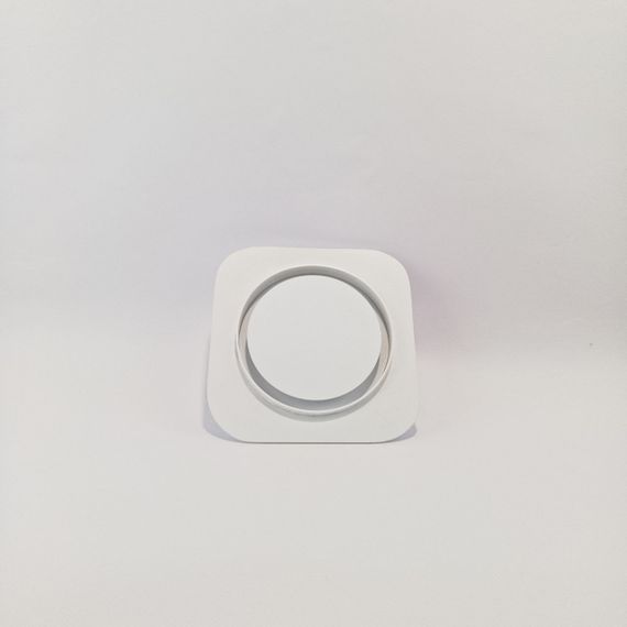Диффузор теневой Visioner TDPP100W белый/белая крышка, под плитку с регулировкой потока воздуха D100 мм