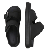 Шлепанцы RUBBER UPPER AND RUB Alexander McQueen - черный(663563 W4Q51)