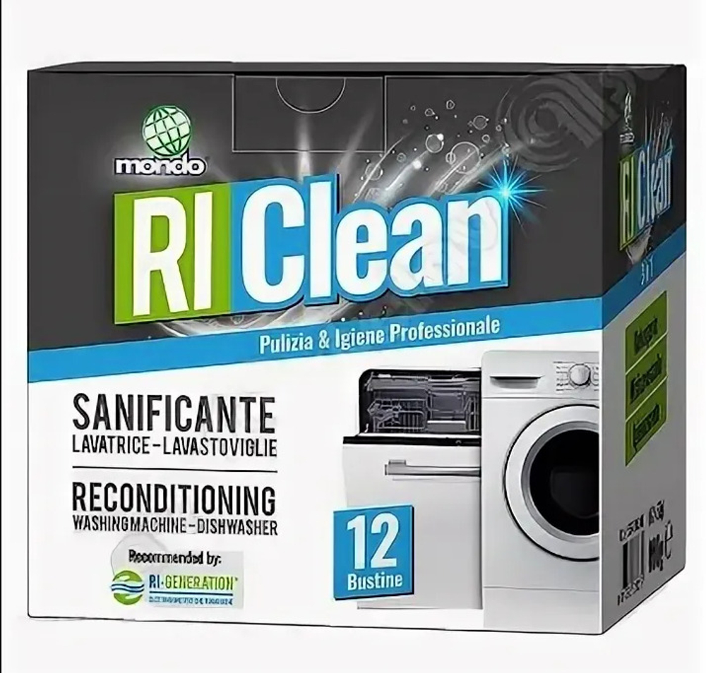 Очиститель накипи 12 пакетиков RiClean SANIFICANT 3 в 1 упаковка по 50гр 12 ПАКЕТИКОВ