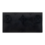 LOUIS VUITTON Cow Leather Key Pouch Women"s Black