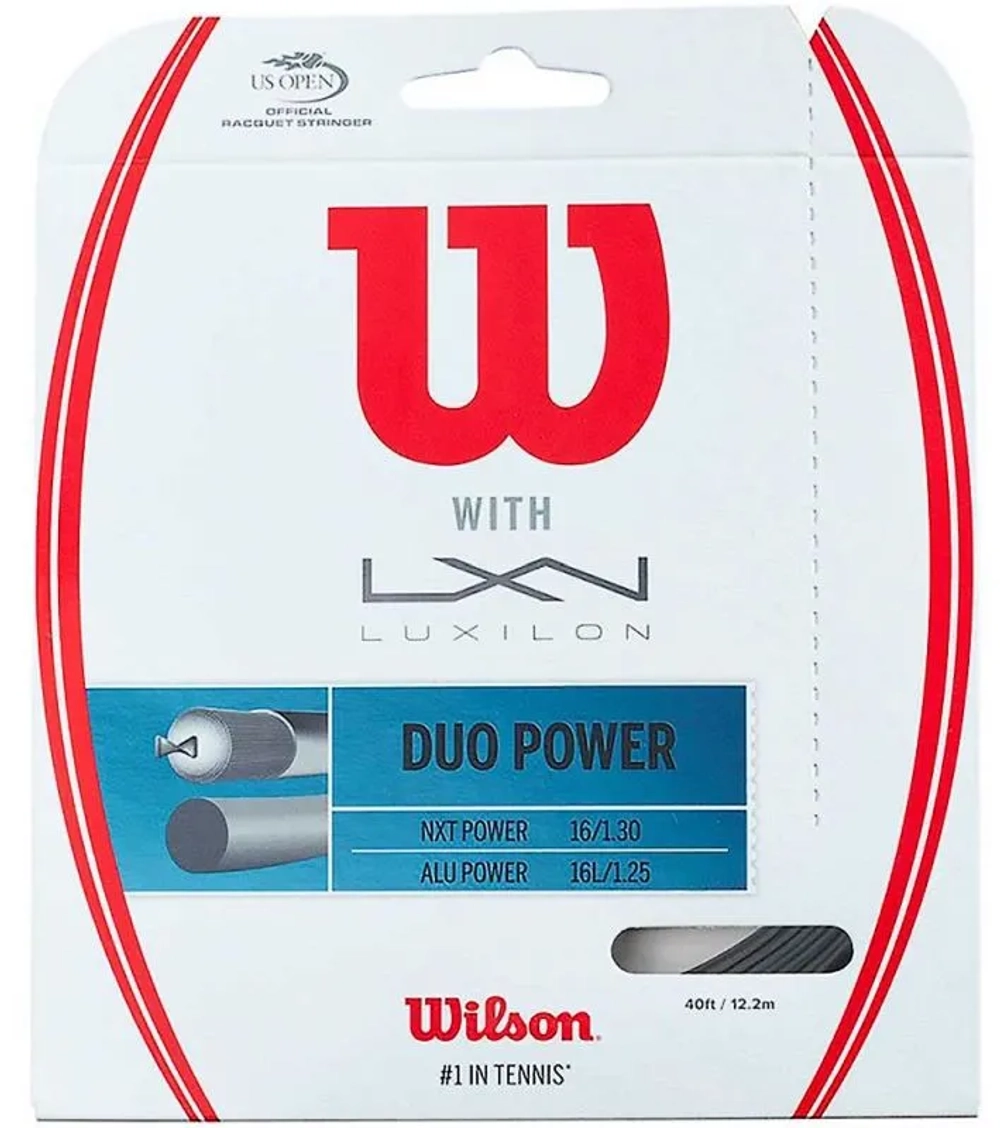 Струны теннисные Wilson Duo Power NXT Power & Alu Power