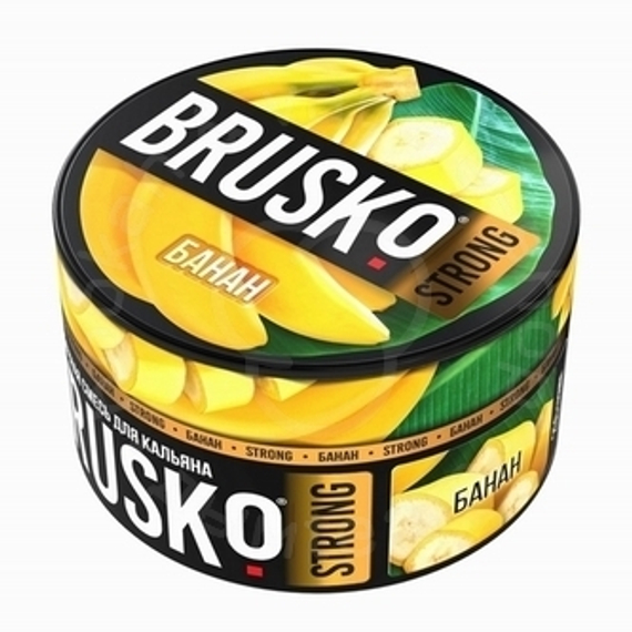 Бестабачная смесь для кальяна BRUSKO, 250 г, Банан, Strong (М)