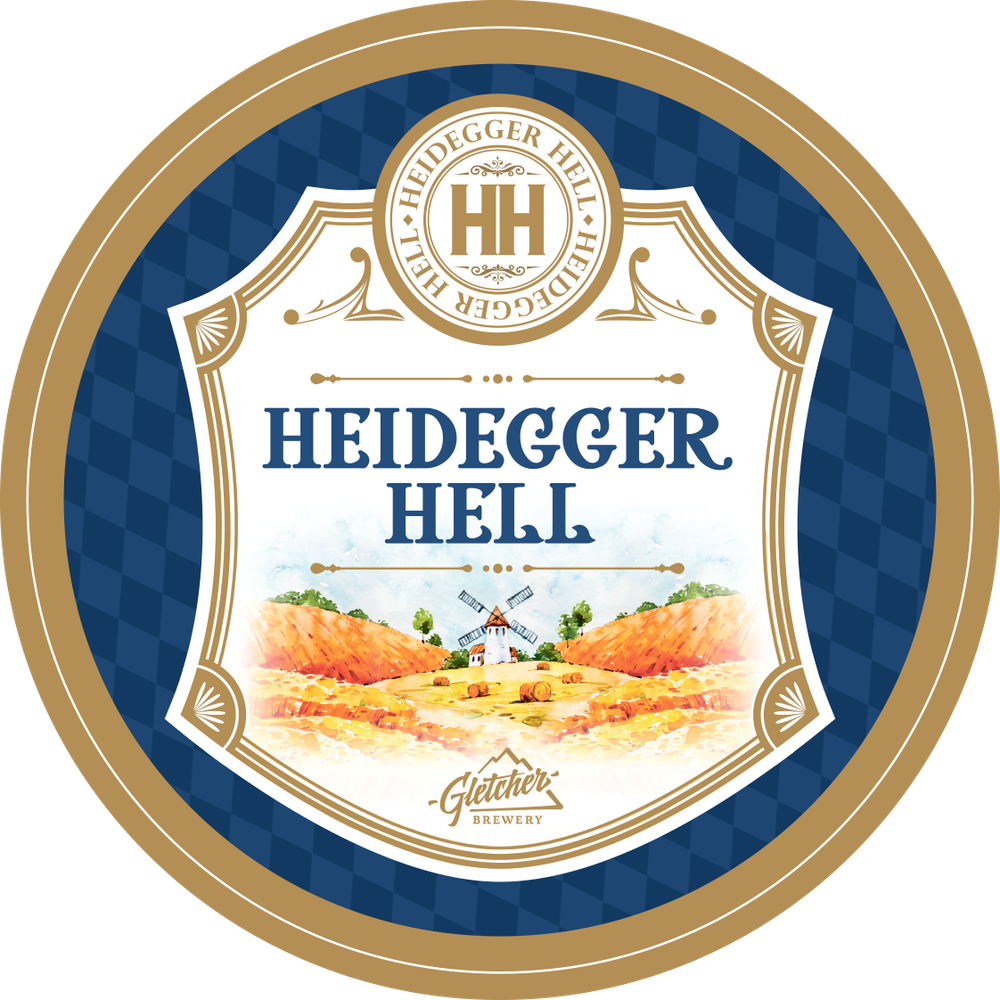 Пиво Глетчер Хайдеггер Хель / Gletcher Heidegger Hell 20л - кег