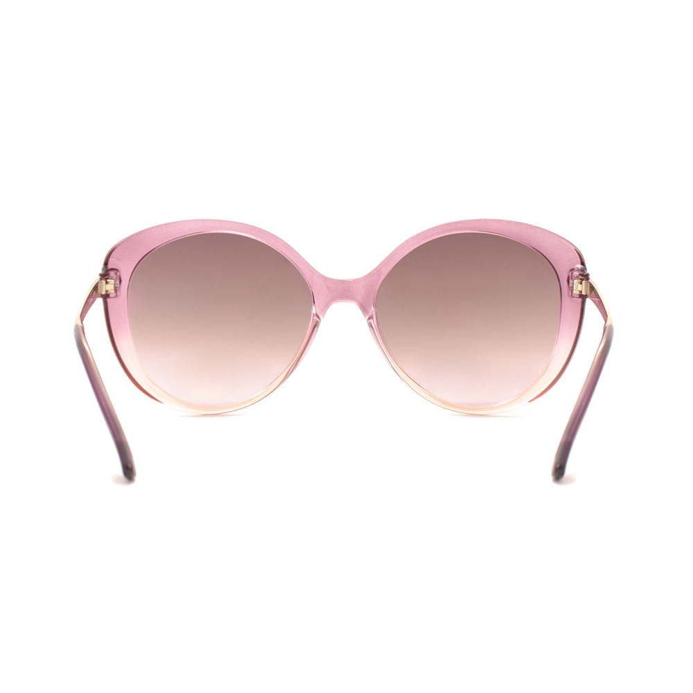 Солнцезащитные очки Dackor 456 Pink панто прозрачно-розовые