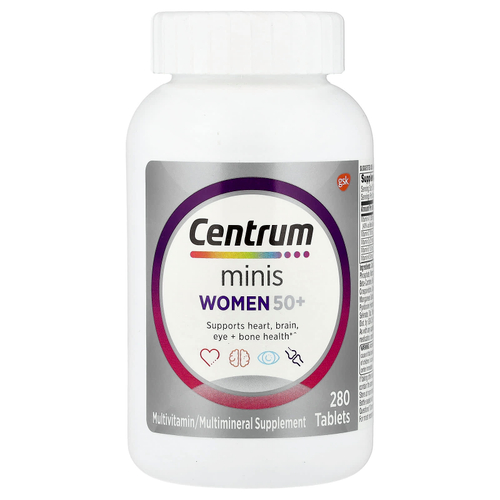 Centrum, Women 50+, Minis, Multivitamins, 280 Tablets