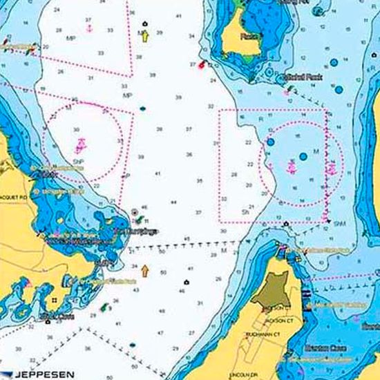 C-MAP 4D для Raymarine Владивосток, Залив Петра Великого, Японское море карта глубин RS-D009